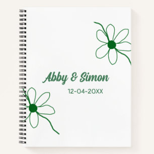 The perfect match add couple name date texture yea notebook