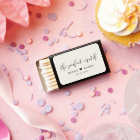 The perfect match Elegant wedding favours matchbox