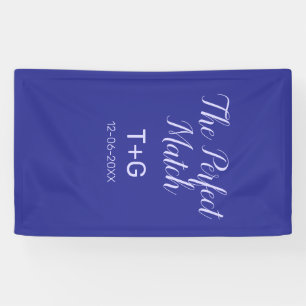 The perfect match royal blue luxury add couple nam banner