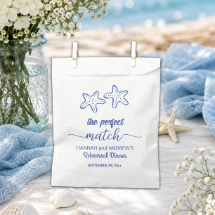 The Perfect Match Starfish Couple Rehearsal Dinner Favour Bag