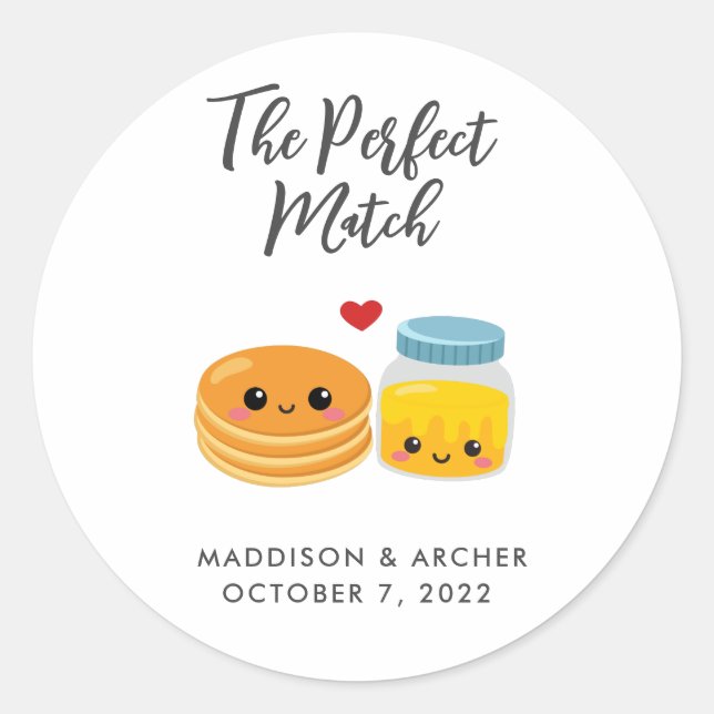 "The Perfect Match" Stickers (Front)