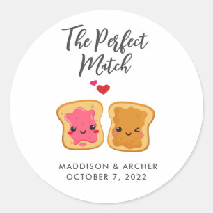 "The Perfect Match" Stickers