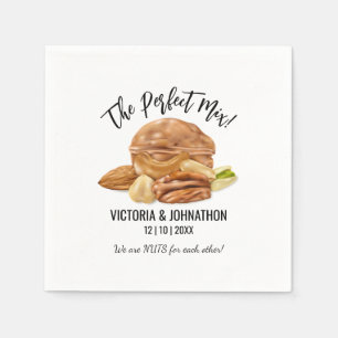 The Perfect Mix Nuts Thank You Wedding Treat Napkin