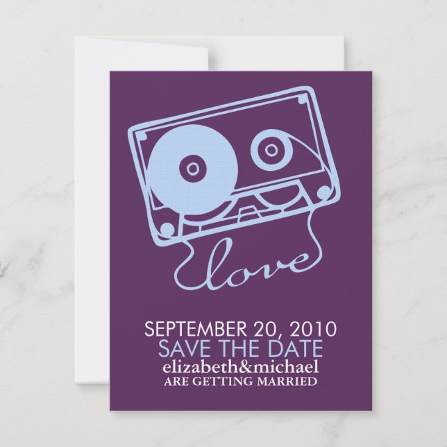 The Perfect Mix - Wedding Save the Date (Front)