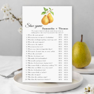 the perfect pair - bridal shower Shoe game