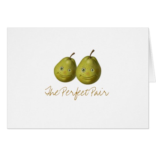 The Perfect Pair Card