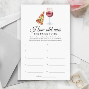 The perfect pair How old was the bride to be game