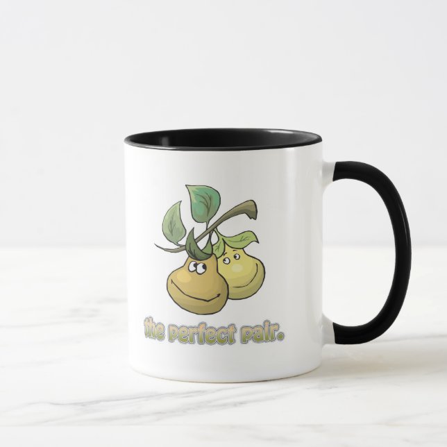 the perfect pair pears mug (Right)