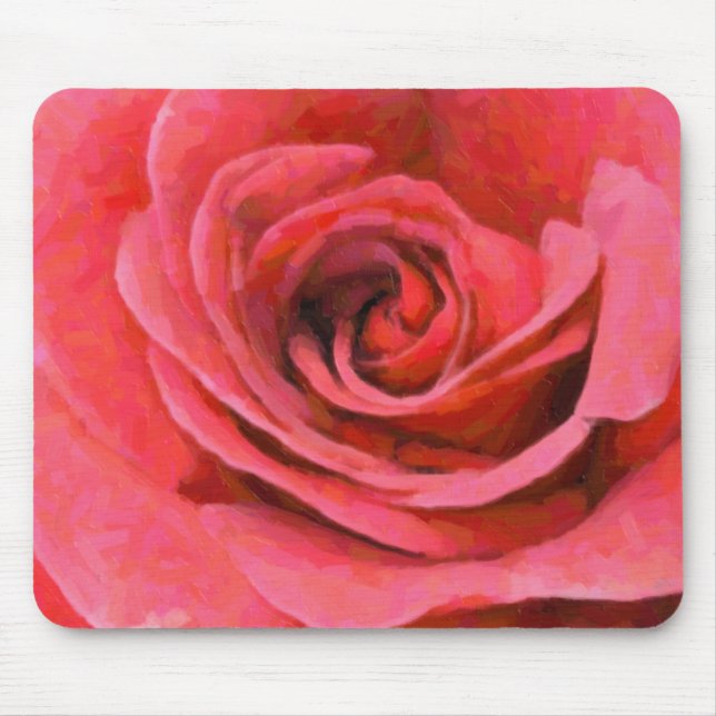 The Perfect  Rose Mousepad (Front)
