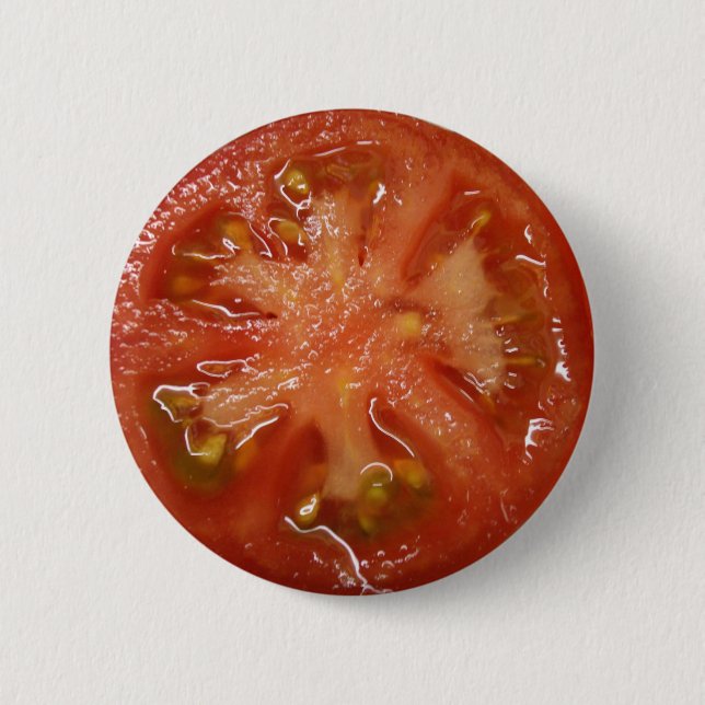 The Perfect Slice Tomato 6 Cm Round Badge (Front)