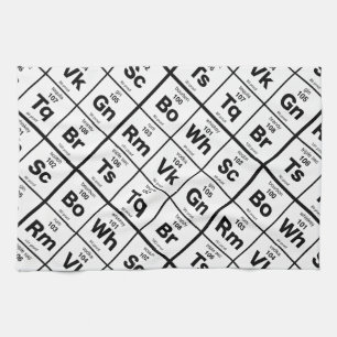 The Periodic Bar Tea Towel