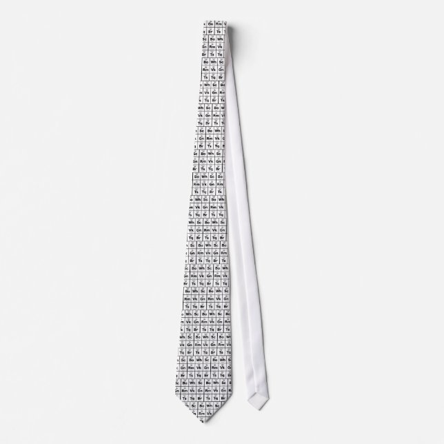 The Periodic Bar Tie (Front)