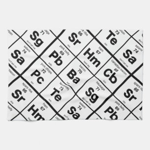 The Periodic Pig Tea Towel