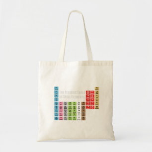 The Periodic Table of Spell Elements Tote Bag