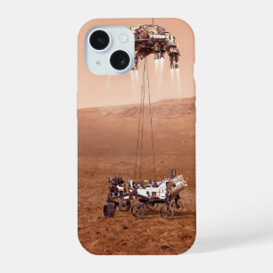 The Perseverance Rover Landing Safely On Mars. iPhone 15 Case