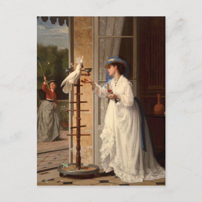 The pet Cockatoo Postcard (Front)