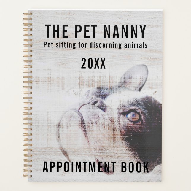 The Pet Nanny...Pet sitting Dog Appointment Planner (Front)
