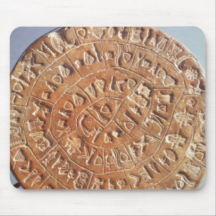 The Phaistos Disc, with unknown significance Mouse Pad