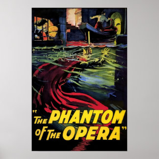 The Phantom of The Opera 1925 Classic Movie Poster