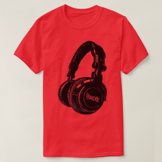 The Pharcyde Retro Headphones T-Shirt (Design Front)