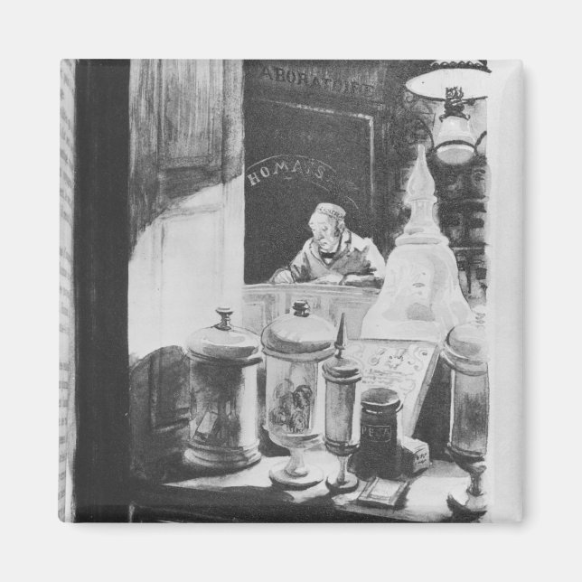 The Pharmacist Homais Magnet (Front)