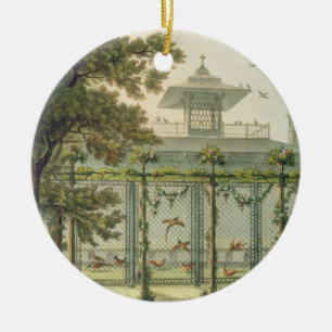 The Pheasantry, engraved by Joseph Constantine Sta Ceramic Ornament