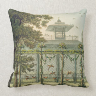 The Pheasantry, engraved by Joseph Constantine Sta Cushion