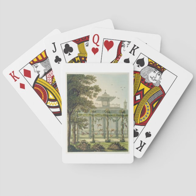The Pheasantry, engraved by Joseph Constantine Sta Playing Cards (Back)