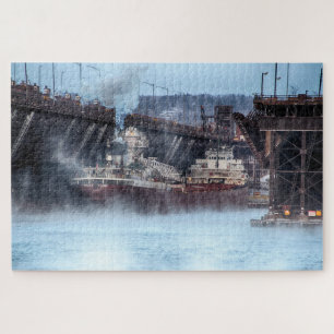 The Philip R Clarke Ship in Two Harbours Minnesota Jigsaw Puzzle