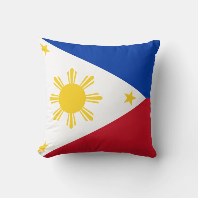 The Philippines Flag Cushion (Front)