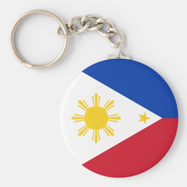 The Philippines Flag Key Ring (Front)