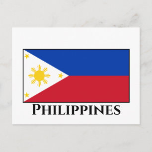 The Philippines Flag Postcard