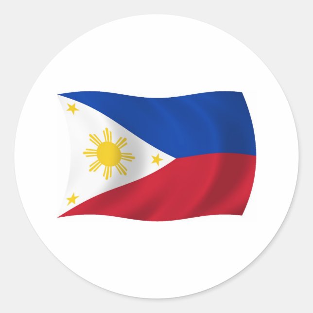 The Philippines Flag Sticker (Front)