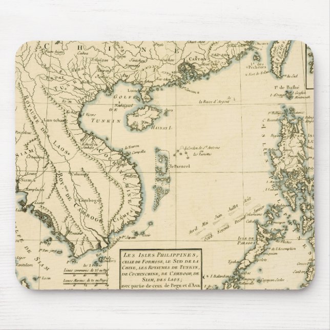The Philippines, Formosa | South China Mouse Pad (Front)