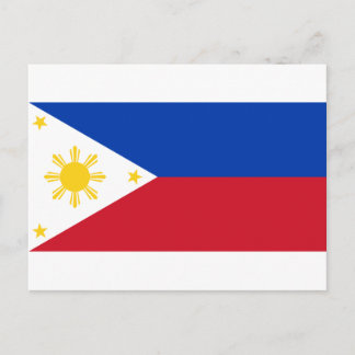 The Philippines (Pilipinas) flag Postcard