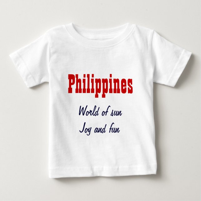 The Philippines slogan t-shirts (Front)
