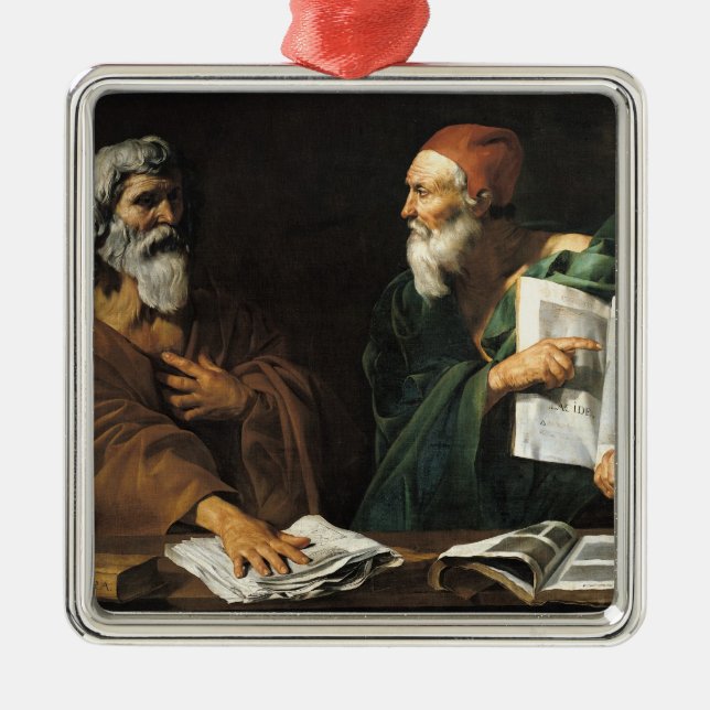 The Philosophers Metal Ornament (Front)
