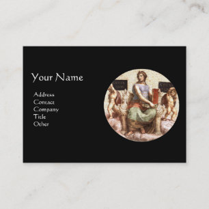 THE PHILOSOPHY Monogram, Black Business Card