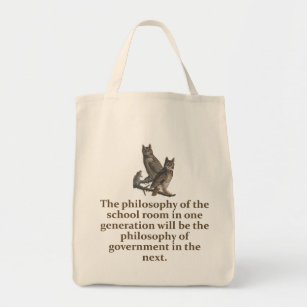 The Philosophy Of The School Room - Education Quot Tote Bag