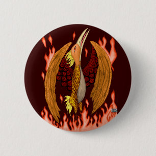 The Phoenix 6 Cm Round Badge