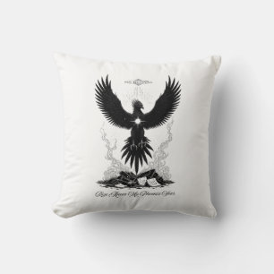The Phoenix of Renewal T-Shirt Cushion