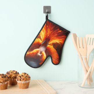 The Phoenix Reborn Oven Mitt