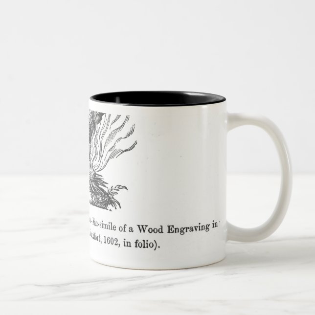 The Phoenix rising from his ashes Two-Tone Coffee Mug (Right)
