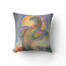"The Phoenix" Throw Pillow