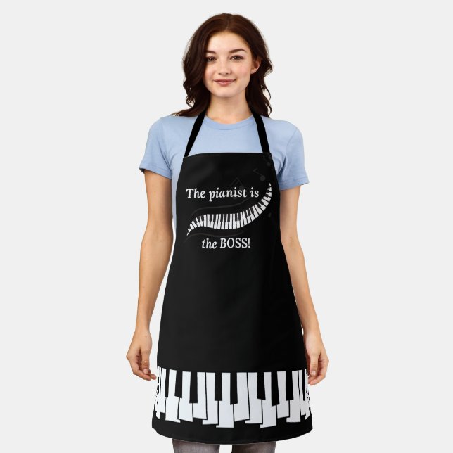 The pianist is the BOSS Apron (Worn)
