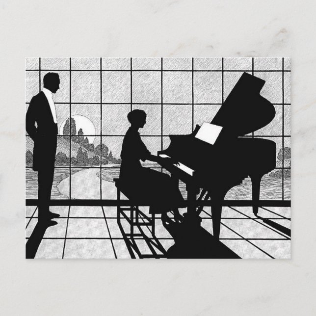 The Pianist Postcard (Front)
