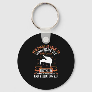 The Piano Is Able To Communicate Key Ring