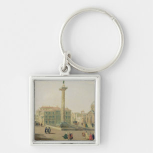 The Piazza Colonna, Rome Key Ring