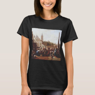 The Piazza del Popolo in Rome by Johannes Lingelba T-Shirt