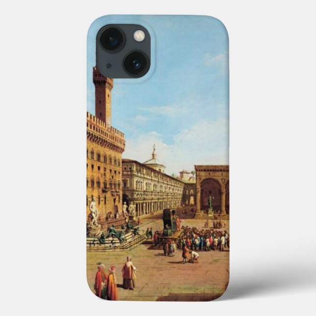 The Piazza della Signoria in Florence Case-Mate iPhone Case (Back)